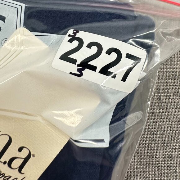 NEW! a.n.a A‎ New Approach Tank Top Blue Pleated Petite Medium $32 Scoop Neck - Picture 10 of 10